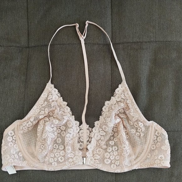 Free People Other - Intimately Free People Beige Lacey Bralette Size 36C